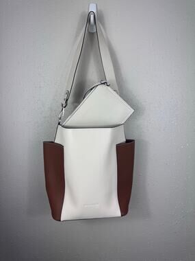Bostanten Lotty Buttery Soft Leather Hobo Bag with matching pouch